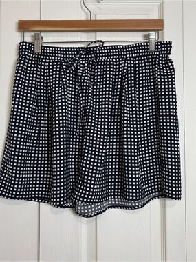J.Crew Navy Gingham Check Shorts